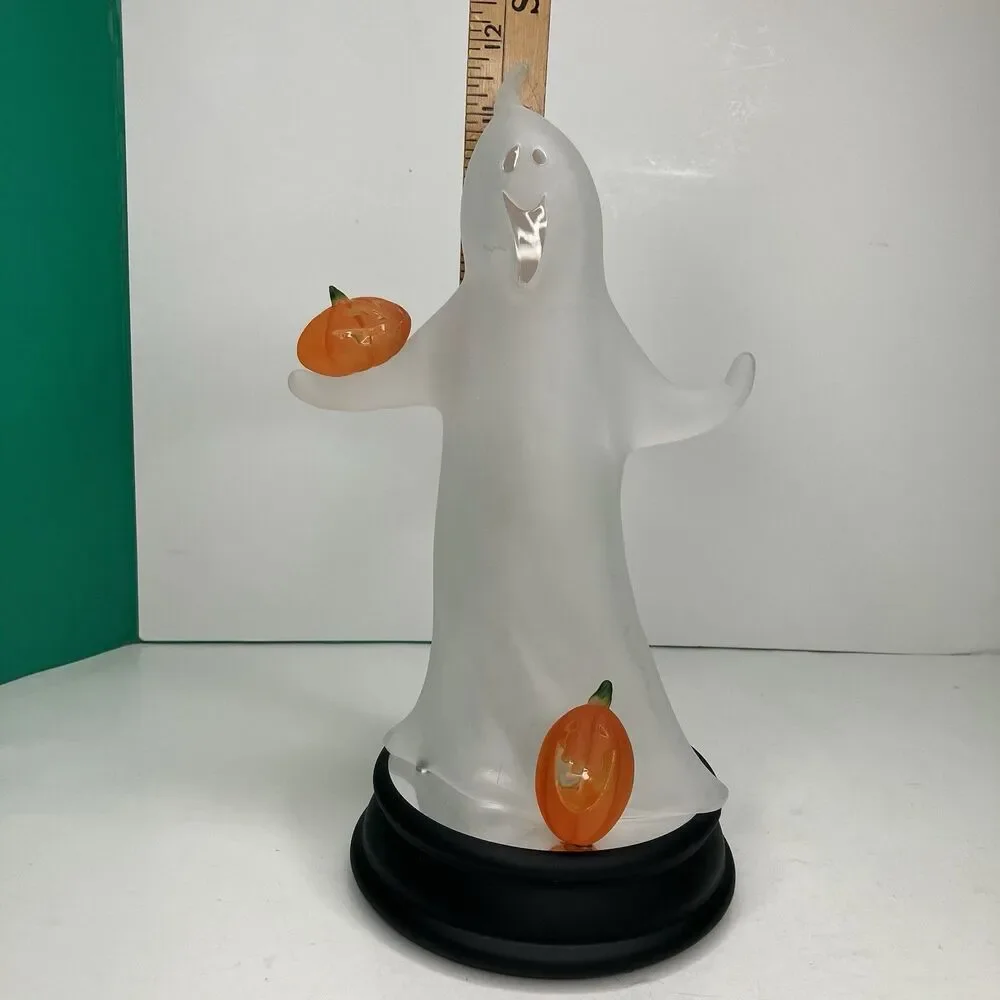 Vintage 2002 Avon Halloween Illuminated Color Changing LED Glowing Ghost